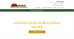 Desktop Screenshot of morrisbmoving.com