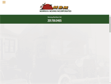 Tablet Screenshot of morrisbmoving.com